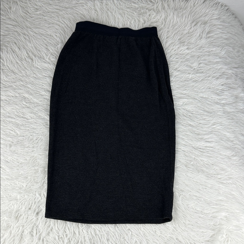 Wilfred Free Grey Knit Pencil Skirt